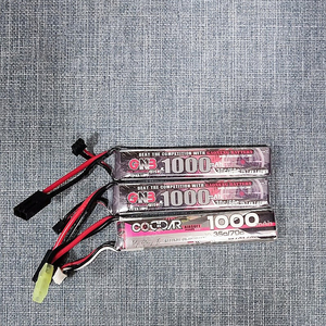 리포배터리 7.4v 1000mah 2S 미니타미야 3개묶음ㅌ