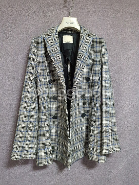 바이말렌비거 더블 브레스트 체크 자켓 34 사이즈 BY MALENE BIRGER--5