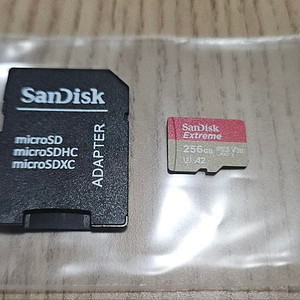 샌디스크(Sandisk) Extreme U3 256GB Micro SD카드 처분해요 ! (메모리카드)