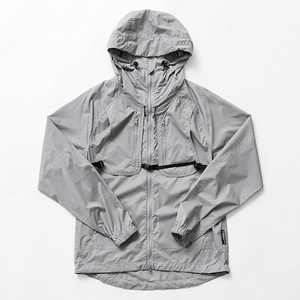 CAYL 케일 Buckle wind jacket / grey 버클 윈드 자켓 등산 캠핑 백패킹 바람막이 S 사이즈 팝니다 미개봉 새상품 (울산)