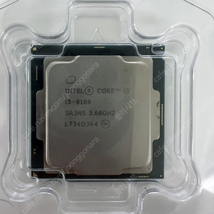 인텔 i3-8100 CPU 판니다.