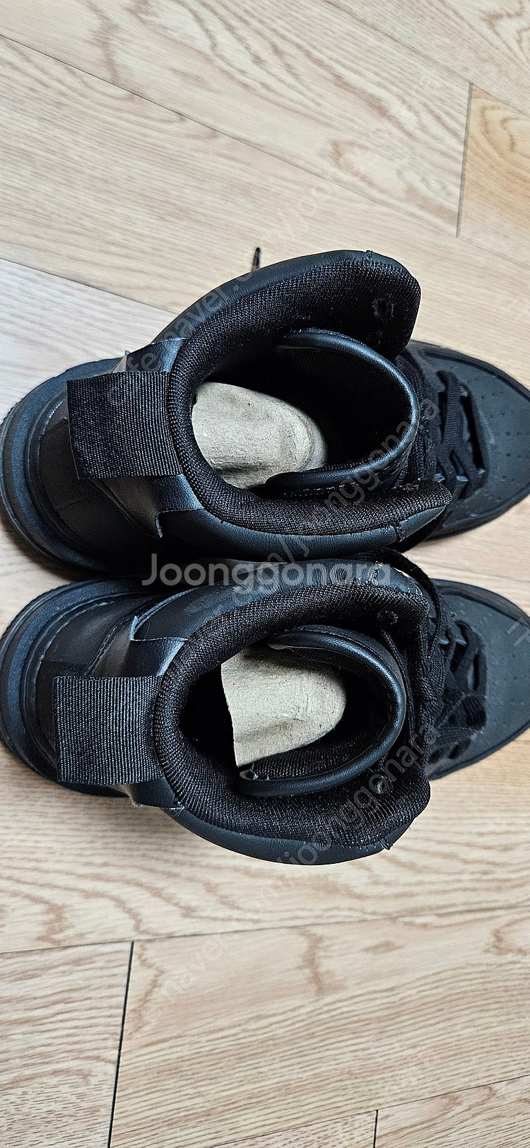 나이키 에어포스1 부트 블랙 앤트러사이트 270--1