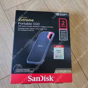 샌디스크 Portable SSD Extreme E61 2TB 미개봉