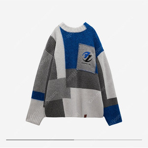 Zara x Ader Error Patchwork Oversize Knit Sweater Multicolor 자라 아더에러 패치워크 오버사이즈 니트 l xl 삽니다