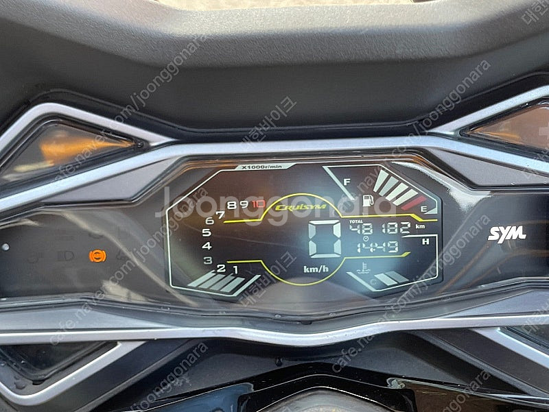 [점검완료]SYM 크루심알파125 22년식 배달대행풀세...--9