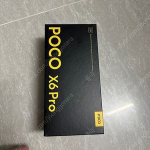 힌국정발 포코폰 poco x6 pro 단순개봉급