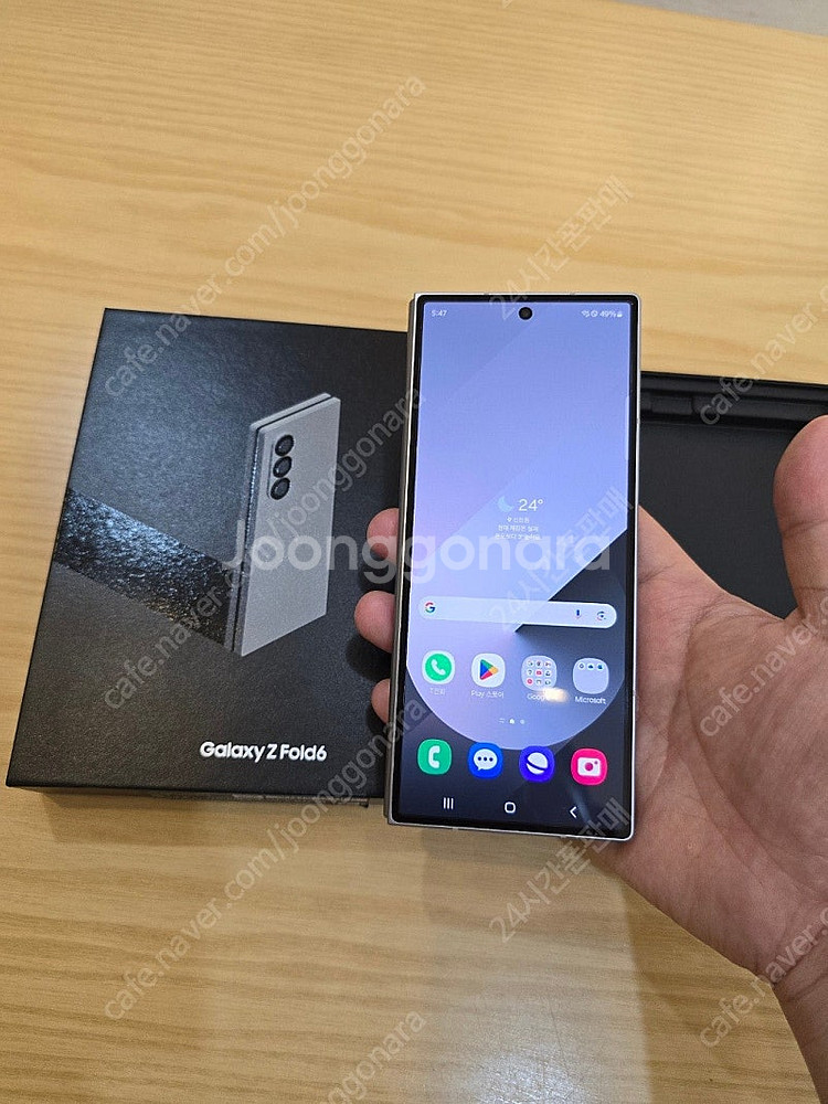 갤럭시z폴드6실버쉐도우512gb 단순개봉미사용폰판매합니...--1