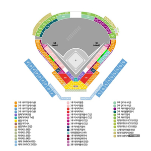 21일 한화 롯데 3루 2층 내야지정석 3연석
