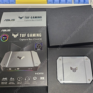 에이수스 캡처보드 ASUS TUF Gaming CAPTURE BOX CU4K30