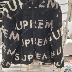 Supreme Reversible Logo Fleese Jacket Black - 18AW