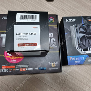 라이젠5600 + b450m tuf + 삼성램 ddr4 3200 16gbX2 보드셋 일괄판매