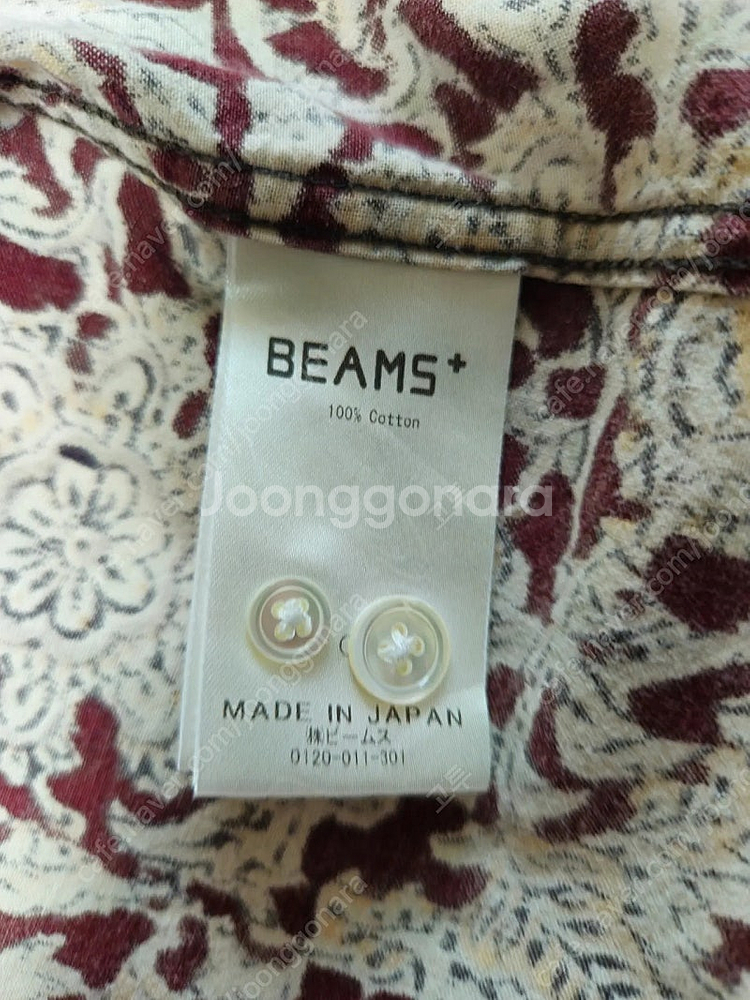 빔즈 플러스(Beams Plus) 반팔셔츠 XL 팝니다--3