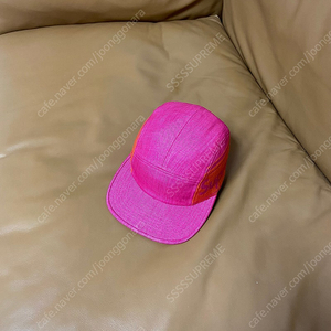 Supreme 슈프림 캠프캡 모자 (Rattan Side Logo Magenta Pink)