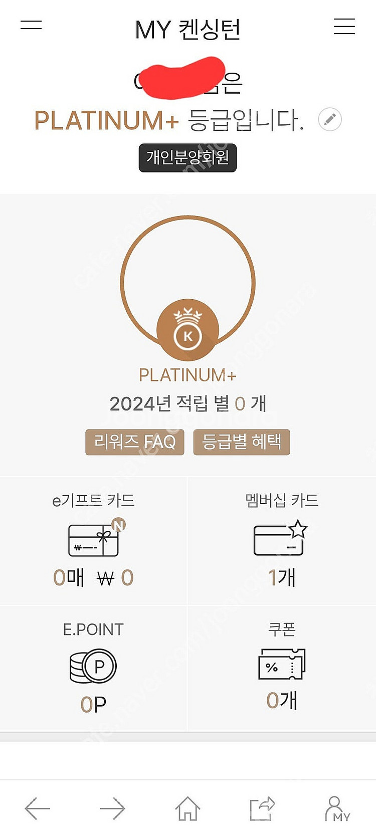 (개인) 켄싱턴 회원권 16평 밸리 통합형 등기제 팝니...--3