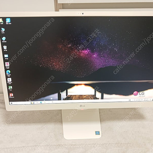 LG 일체형PC 24인치 화이트색상 TV 되고 빠르고깨끗한 초A급