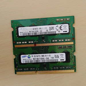 노트북 ddr3 4g + 2g 램 팝니다.