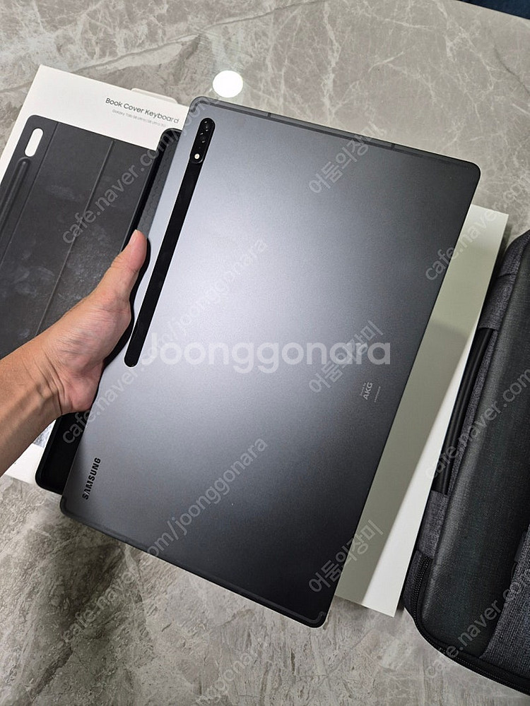 갤럭시S8 울트라 512GB+정품키보드케이스+가방--3