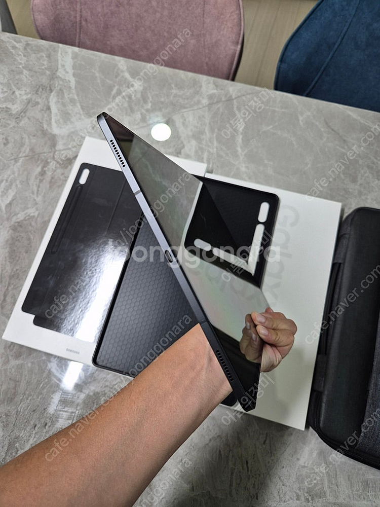 갤럭시S8 울트라 512GB+정품키보드케이스+가방--5