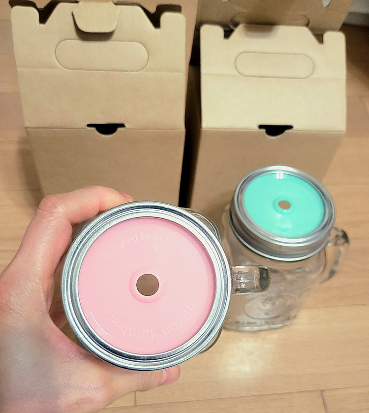 새상품 ifc라지에코커플가방 MAKA빨대강화유리컵 이미지