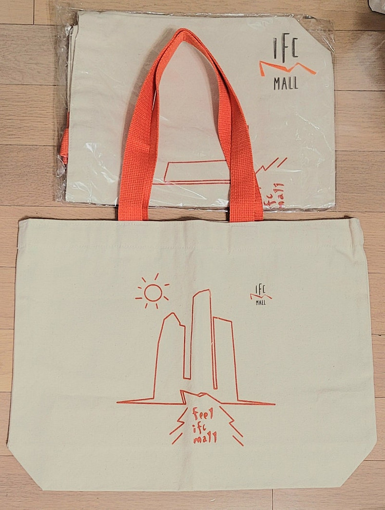 새상품 ifc라지에코커플가방 MAKA빨대강화유리컵 이미지