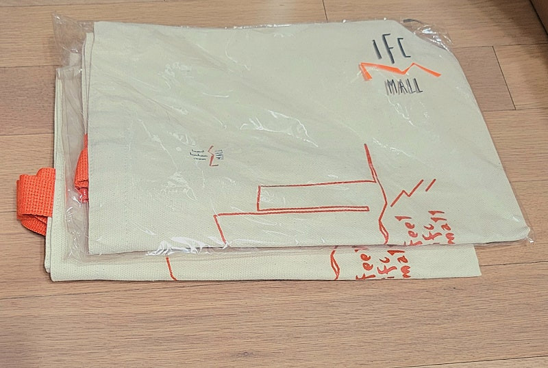 새상품 ifc라지에코커플가방 MAKA빨대강화유리컵 이미지