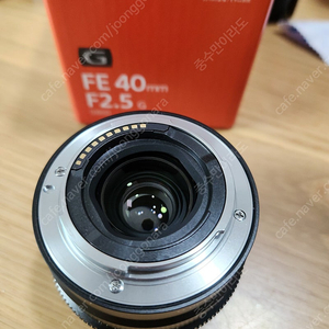 소니 40g f2.5 렌즈 민트급