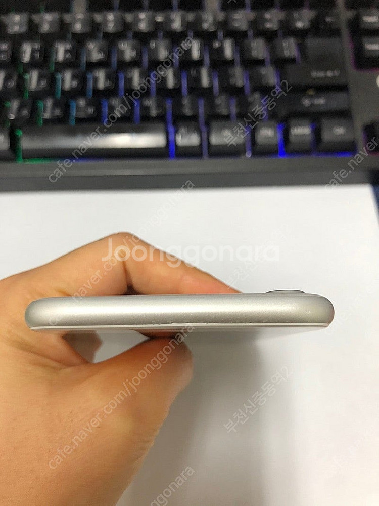 001987 아이폰7 실버 AA급 128GB 배터리성능...--3
