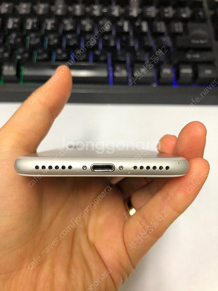 001987 아이폰7 실버 AA급 128GB 배터리성능...--6