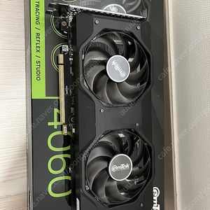 [개인] 이엠텍 지포스 RTX 4060 MIRACLE BLACK D6 8GB 판매합니다.