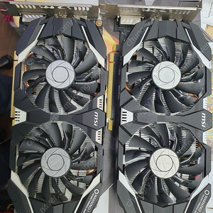 그래픽카드 msi gtx1060 3g 2개 상태굿