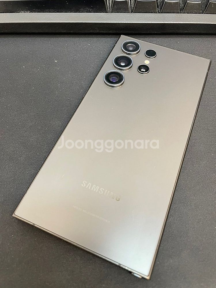 갤럭시S24울트라 블랙 512GB 무잔상 상태좋은 중고...--0
