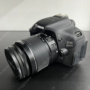 캐논 EOS 600D 바디 + EF-S18-55mm 1:3.55.6II 렌즈 세트 구성 판매. [상태 극상, 출사없음, 미사용]