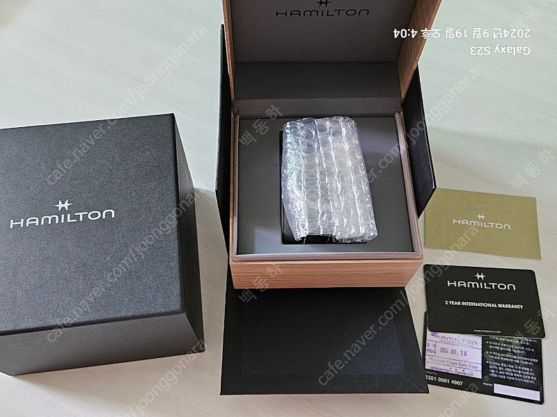 해밀턴 머피 38mm 미개봉 새제품 새상품--1
