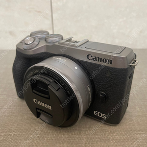 캐논 EOS M6 Mark2 실버(15-45 줌렌즈, 22.2 단렌즈)