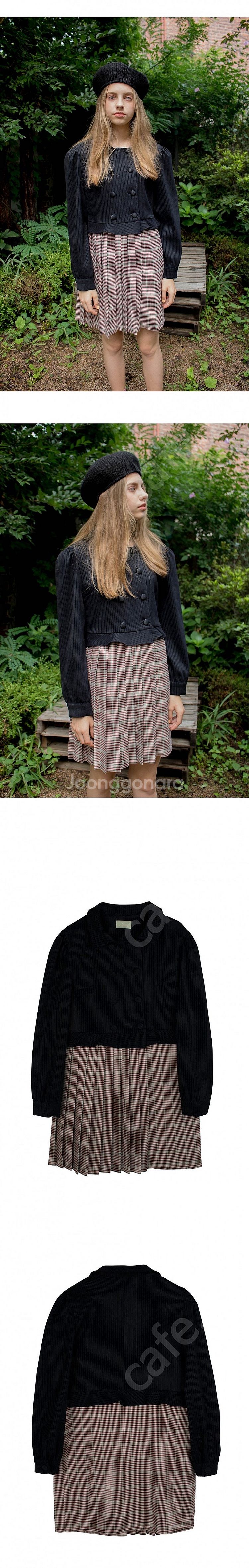 새상품 시눈 twee dress 체크 투피스 느낌 원피...--3
