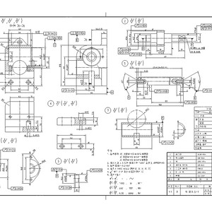 공장기계도면 디자인해드립니다. (캐드 CAD 도면 설계 디자인)