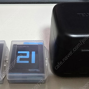 고프로 12 3구 충전기(텔레신)+호환배터리 2개(텔레신, 1750mAh)