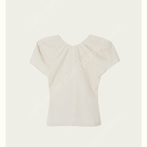 리본빛 ribbonbit Sally Puff Blouse - Ivory