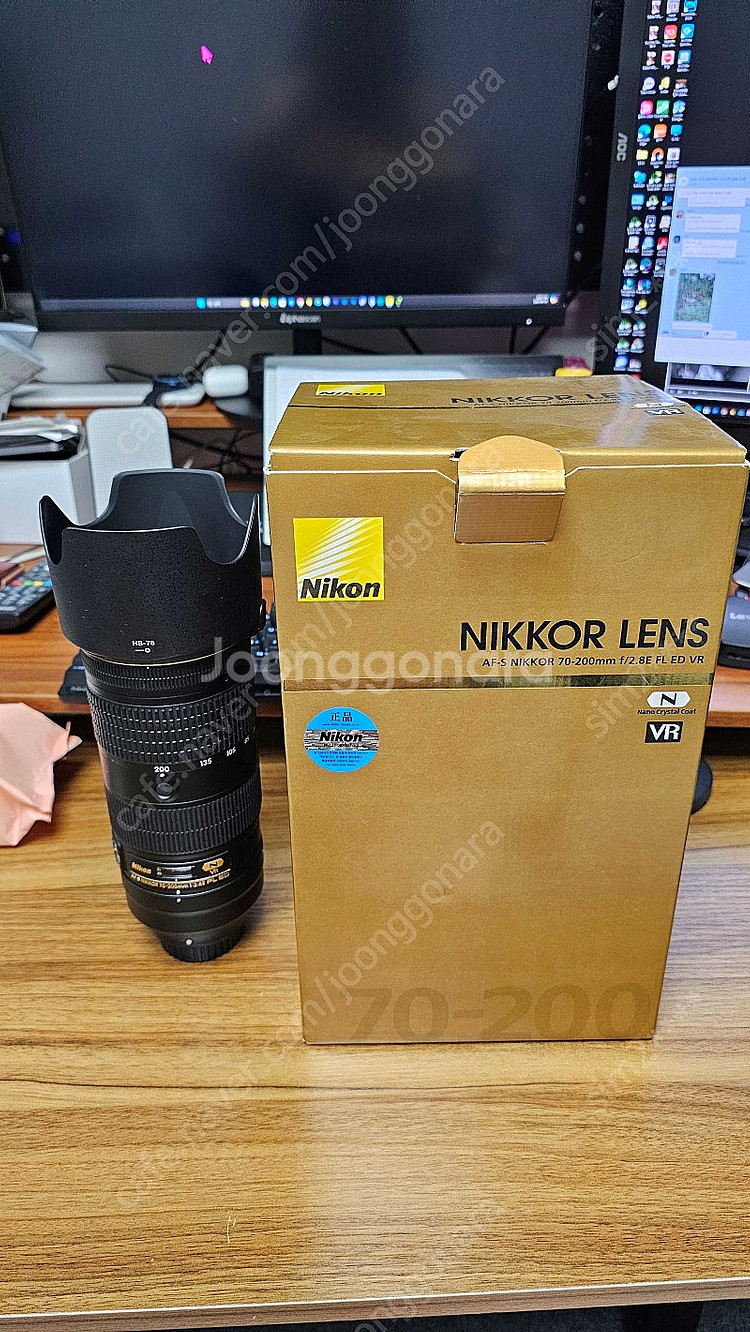 [정품]니콘F마운트70-200 F2.8 FL렌즈--7