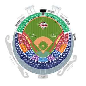 9월 26일 9/26 목요일 LG vs 키움 히어로즈 엘지트윈스 홈경기 시즌 최종전 1루 레드석 204블록 4열 오렌지(응원)석 바로 옆 구역 4연석