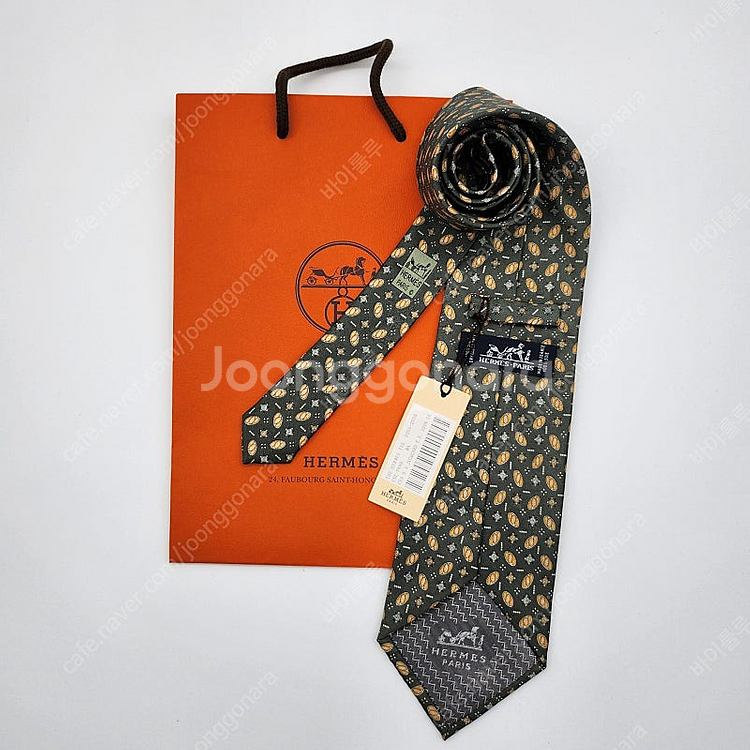 HERMES 에르메스 넥타이 jj0311--0