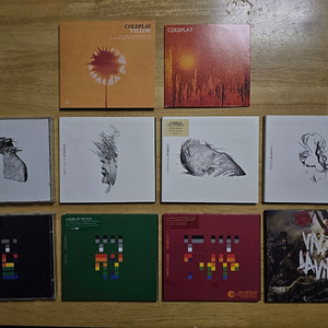 CD 음반 Coldplay 콜드플레이 앨범 싱글 총 10장