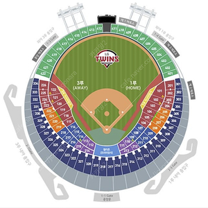 9/21일 [토] LG트윈스 VS 두산베어스 1루석(레드,블루) 양도