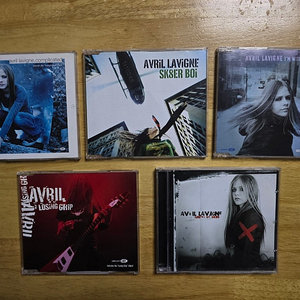 CD 음반 Avril Lavigne 에이브릴 라빈 앨범 싱글 5장