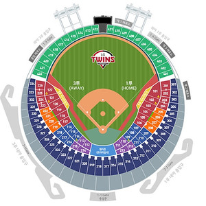 9월 25일 LG(엘지)vs한화 3루 네이비 2연석
