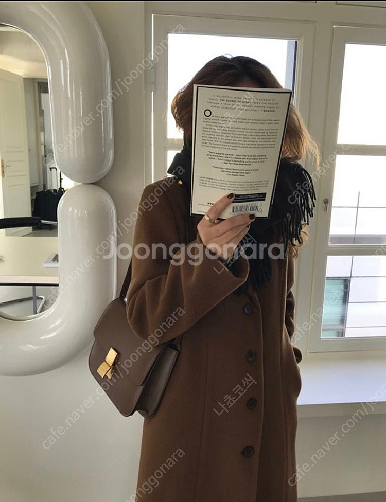 시엔느 캐시미어싱글코트 카멜색상 팝니다--1