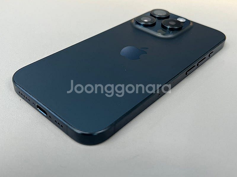 아이폰15프로 블루 128G 미파손 무잔상 무기스 외관...--6