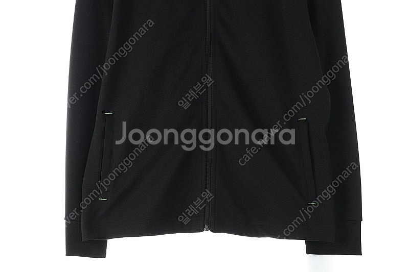 (XL) 아디다스 집업져지 트랙탑 블랙 폴리 올드스쿨--3