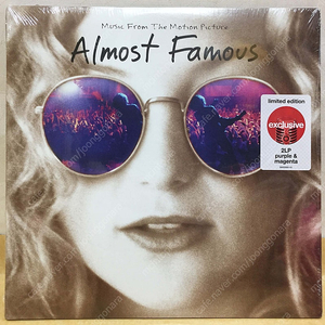 LP ; OST - almost famous 올모스트 페이머스 엘피 음반 판매 영화 음악 사운드트랙 컬러 비닐