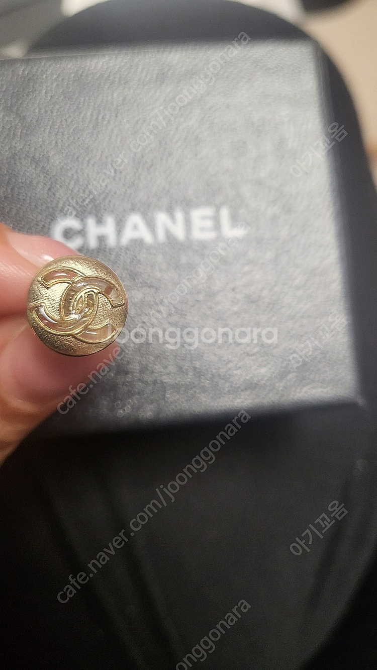 정품 샤넬 귀걸이--1